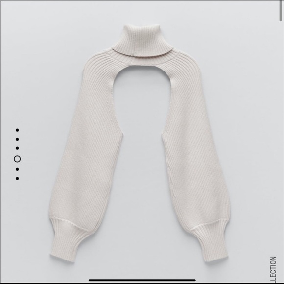 Zara Accessories - ZARA Turtleneck sleeves scarf/ Knit Arm Warmers